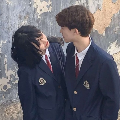 校园风清纯情侣头像图片(18张)