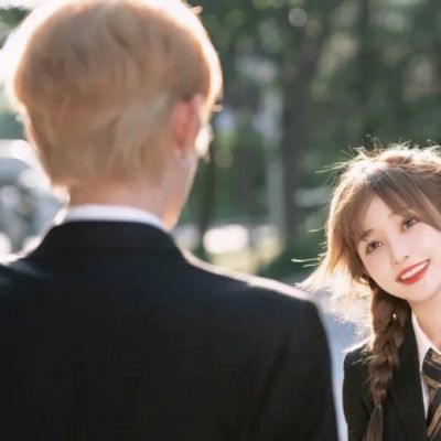 校园风清纯情侣头像图片(18张)