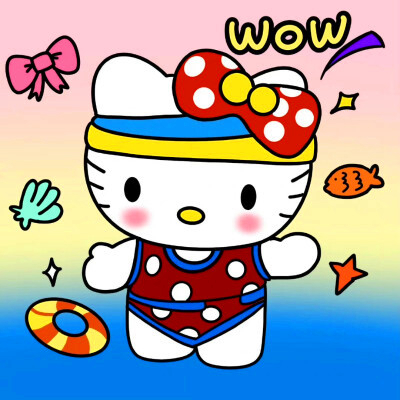 可爱hellokitty卡通微信头像(18张)