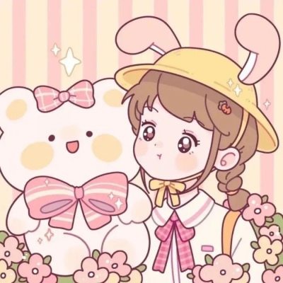 可爱萌萌哒的情侣头像一左一右高清图片(14张)