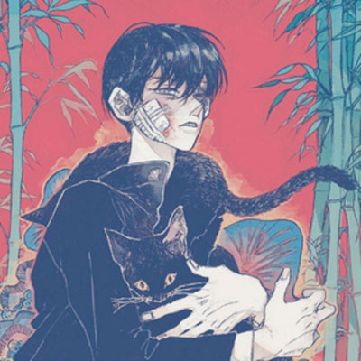 男生抱宠物头像(精选18张)