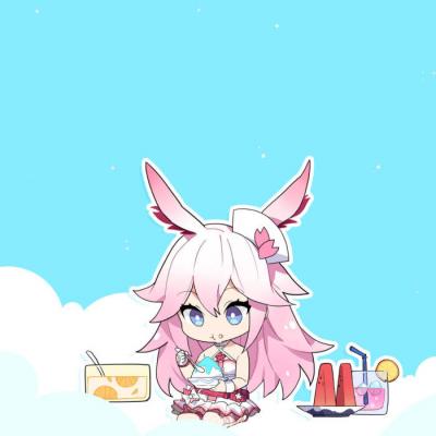 夏天清凉头像小清新卡通(精选24张)