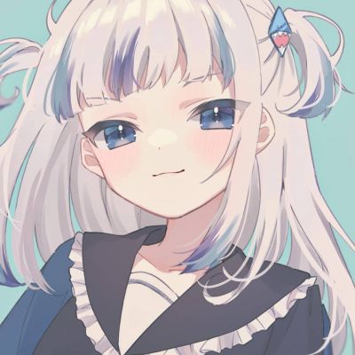 给人一种阳光的头像动漫卡通女(24张)