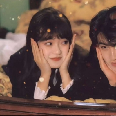 高清真人一男一女情头图片大全可爱(18张)