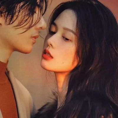 浪漫情侣头像一男一女真人(18张)