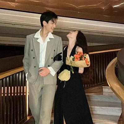 浪漫情侣头像一男一女真人(18张)