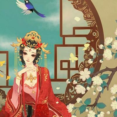 超美的古风情侣头像(精选22张)