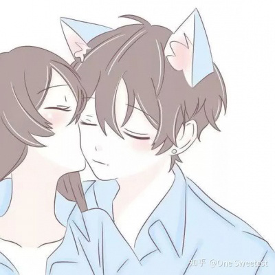 甜到爆二次元情侣头像(精选22张)