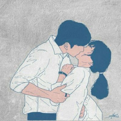 超好看的手绘情侣头像(精选20张)