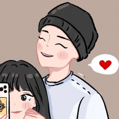 一左一右的动漫情侣头像(22张)