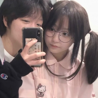 网红呆萌情侣头像(精选18张)