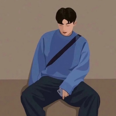 手绘无脸情侣头像(20张)