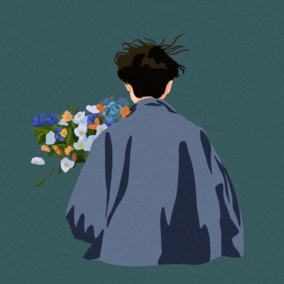 手绘无脸情侣头像(20张)