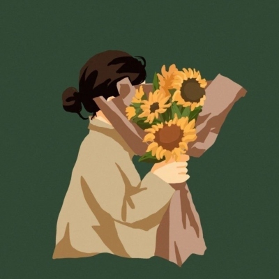 手绘无脸情侣头像(20张)