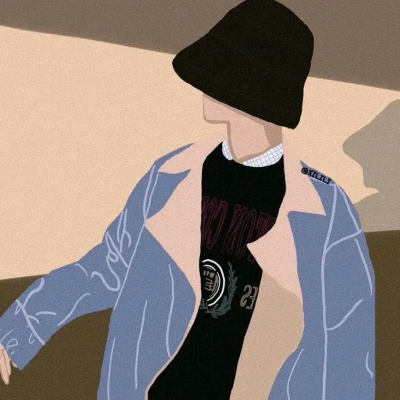 手绘无脸情侣头像(20张)