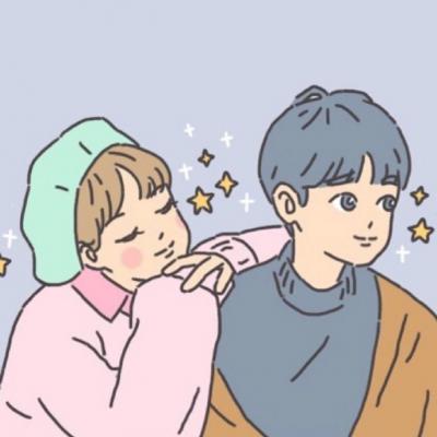 甜到爆二次元情侣头像(24张)