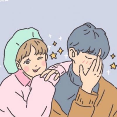 甜到爆二次元情侣头像(24张)