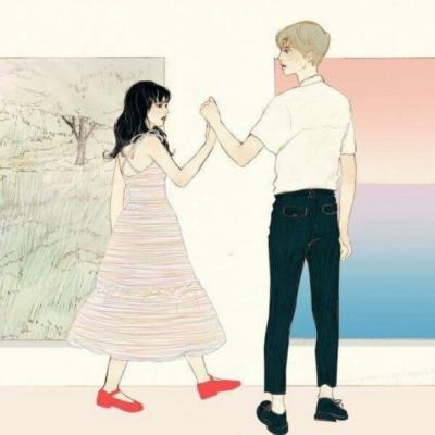 甜到爆二次元情侣头像(24张)