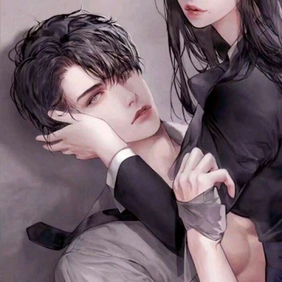 二次元高冷霸气情侣头像(24张)