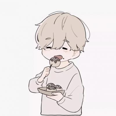 一男一女的可爱动漫头像高清卡哇伊情头(精选24张)