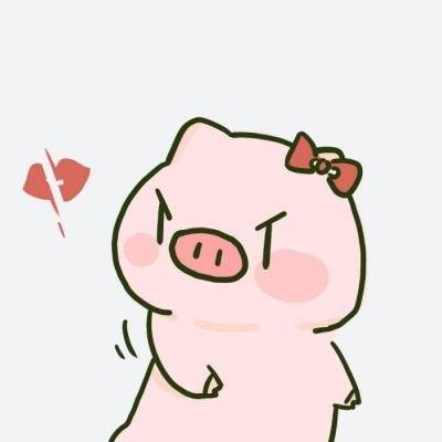 可爱猪猪简笔画头像(精选18张)