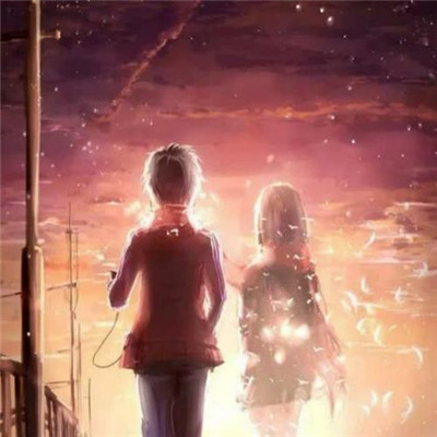 表达自己恋爱的微信头像(18张)