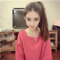 侧脸扎马尾辫女生头像(18张)