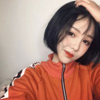 短发气质女生头像卡通头像(24张)