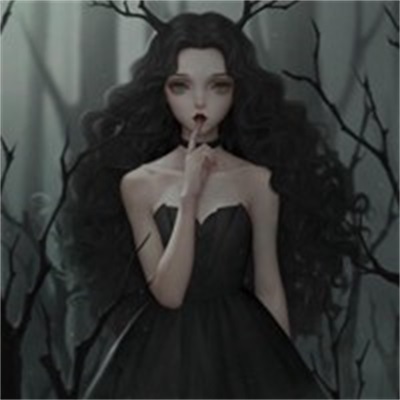 动漫图片女生黑白头像(精选22张)