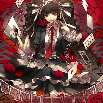 动漫图片女生黑白头像(精选22张)