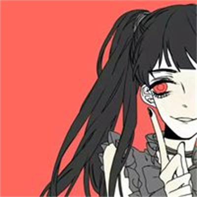 动漫图片女生黑白头像(精选22张)