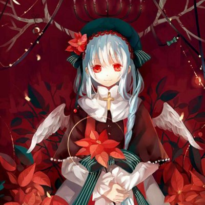 动漫图片女生黑白头像(精选22张)