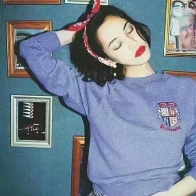 高清好看的女生头像高冷蓝色系图片(24张)