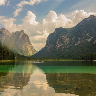 旺财山水画图片头像(18张)