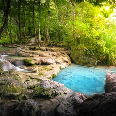 旺财山水画图片头像(18张)