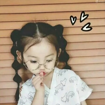 呆萌小孩情侣头像(精选22张)
