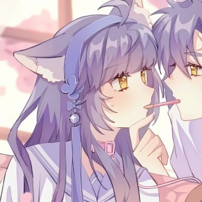 高清唯美情头小清新一对动漫图片(精选24张)