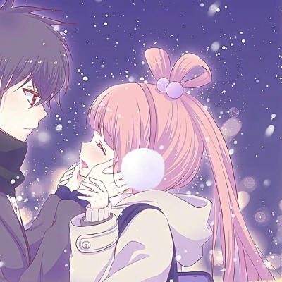 高清唯美情头小清新一对动漫图片(精选24张)