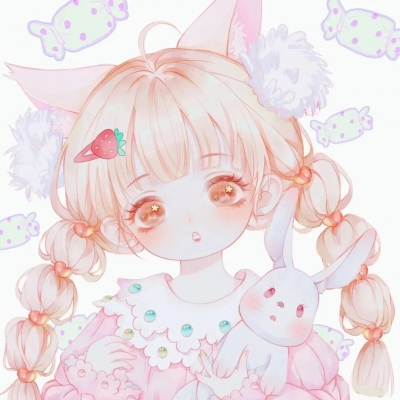 粉色系可爱少女心头像(精选32张)