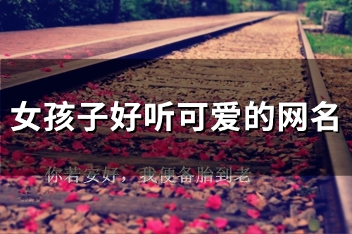 女孩子好听可爱的网名(116个)