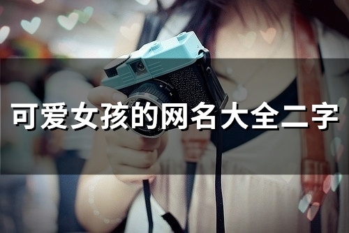 可爱女孩的网名大全二字(精选102个)