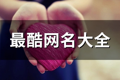 最酷网名大全(103个)