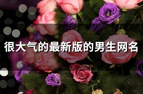 很大气的最新版的男生网名(125个)