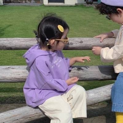 微信情侣头像可爱小孩一对(精选24张)