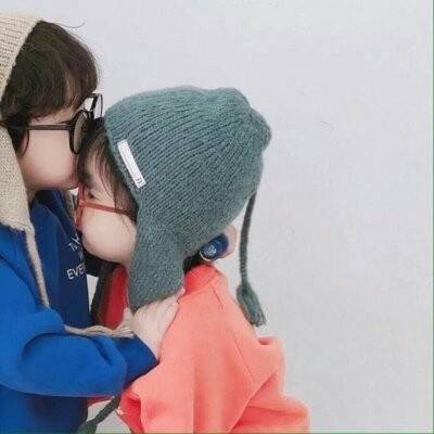微信情侣头像可爱小孩一对(精选24张)