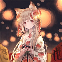 二次元猫耳朵少女头像(精选22张)