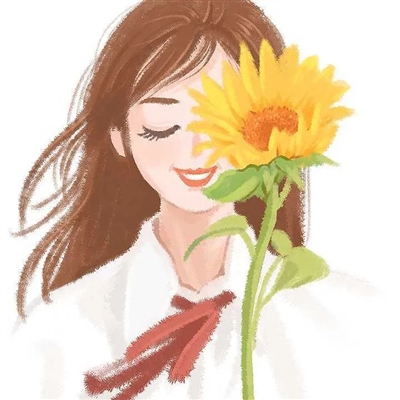 帅气可爱的女生头像卡通(精选24张)