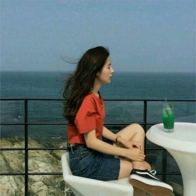 微信海边女生头像(精选22张)