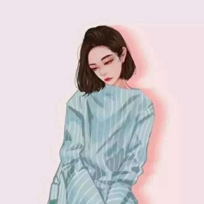 手绘高冷女生个性头像(24张)