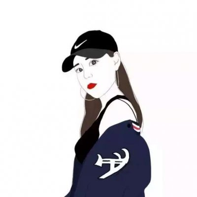 手绘高冷女生个性头像(24张)